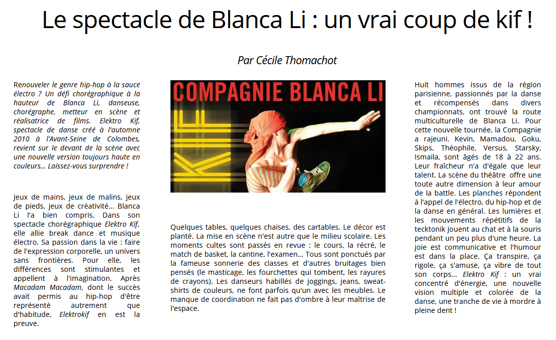 Elektro Kif_Blanca Li